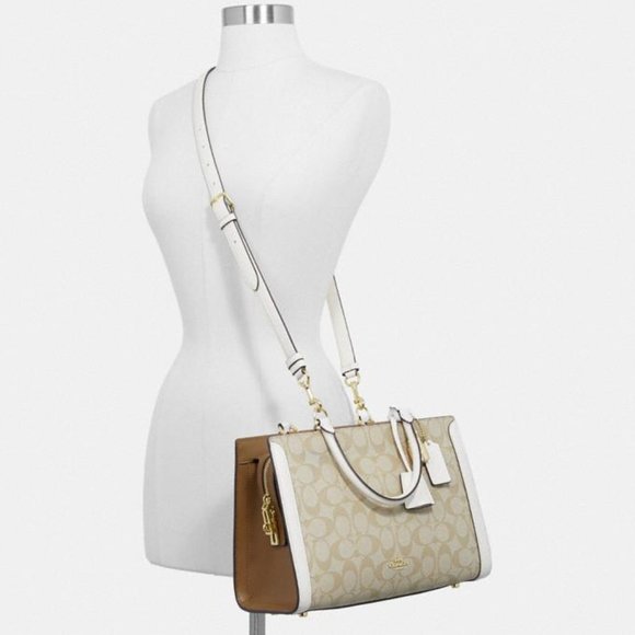 Coach Bags Nwt Coach Signature Zoe Satchel Poshmark